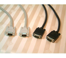 Monitor Cable for computer CRT or LCD monitor with DVI, VGA, SVGA, RGB cable