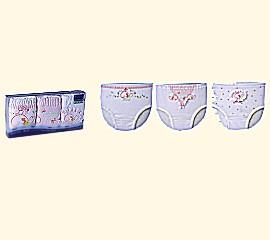 girls briefs pack with box