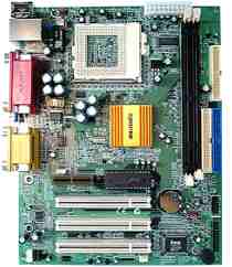 Mainboard 7308ET, SIS 630ET Chipset,Socket 370,W/Sound W/Lan,W/VGA,Micro ATX, Support Intel Tualatin