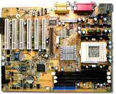 Mainboard 9007C, Intel i845 Chipset,P4 Socket 423,3xSDR,W/Sound,ATX, 3-Year warranty