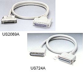 US2069A, US724A SCSI I, II & III cables