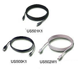 US501K1, US502W1, US500K1 Mini-USB cable