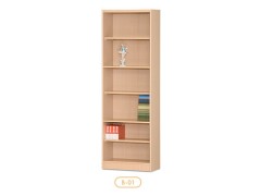B-01 - 6 Shelf Bookcase
