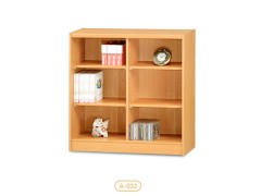 A-33 - 3 Shelf Bookcase W/Divider