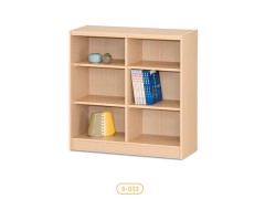 B-33 - 3 Shelf Bookcase W/Divider