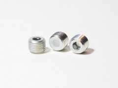 Hex-set screw with plastic (Glass Hardware)