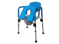 Lifting commode chair