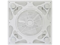 Energy saving fan with lighting inside