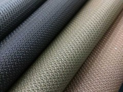 PVC Leather-Golden Mesh