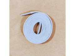 Flat Waxed Shoelaces-Pure Whilte