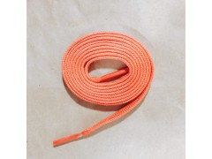 Flat Waxed Shoelaces-Orange