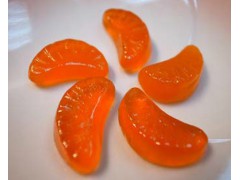 Tangerine shaped SOFT CANDY