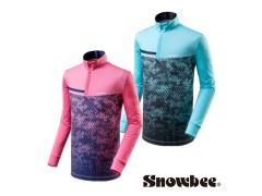 Snowbee Mosaic Camouflage Zip Polo Shirt