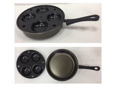4 Egg Poacher Pan Carbon Steel Non-Stick