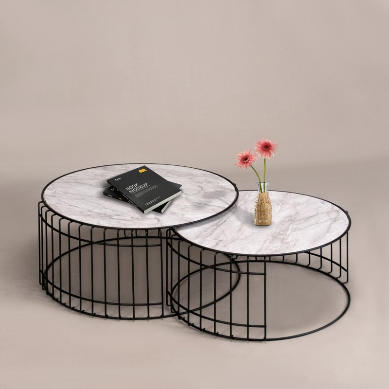 coffee-tea-side Nesting table