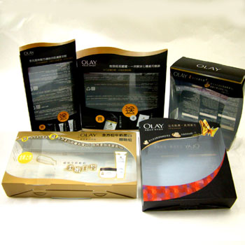 Olay skin-care products <br>Skin-care packaging