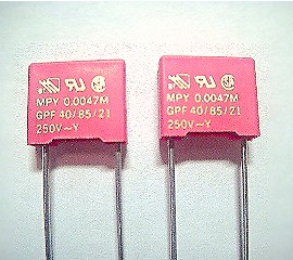 Y Interference Suppressors Capacitors