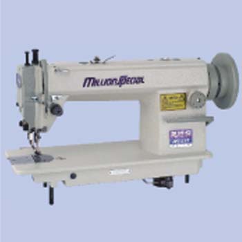 SINGLE NEEDLE, UPPER AND LOWER FEED LOCKSTITCH SEWING MACHINE WITH LARGE HOOK AND AUTOMATIC LUBRICAT
