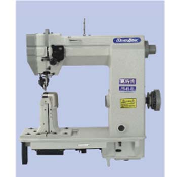 SINGLE NEEDLE DRIVEN ROLLER POST-BED LOCKSTITCH SEWING MACHINE