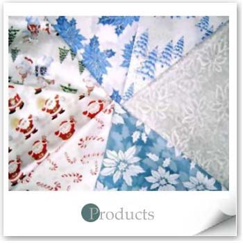 Christmas Fabrics - White Xmas