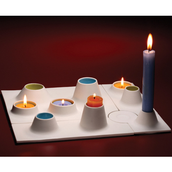 Crater Candle Holder
