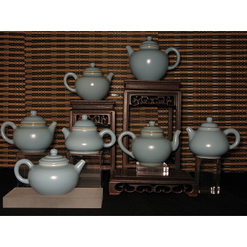 Blue Tea Pots of Ju Kiln