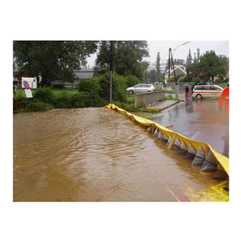 Portable-Flood Control Water Barrier