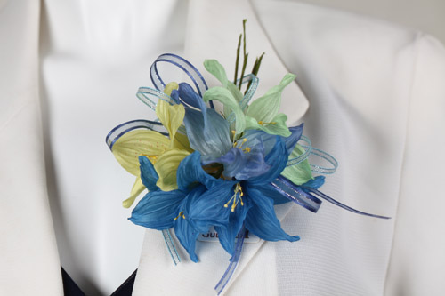 rainbow azalea (Light blue)Taiwan Artificial Wedding Flower 