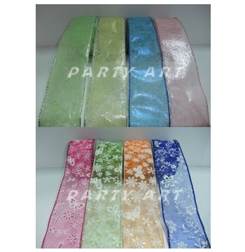Floral Decorative Ribbons (Plain/Butterfly)
