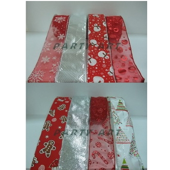 Decorative Ribbons (Snowflakes/Snowman/Gingerman/Santa Candy/Christmas Tree)