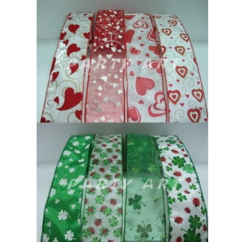 Decorative Ribbons (Valentine Hearts/St. Patrick/Shamrocks/Ladybugs)