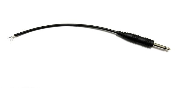 6.3ΦMono plug with Cable(21cm)