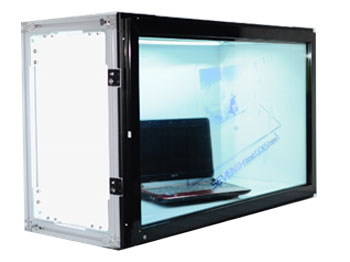 50"Transparency TFT LCD Advertising Demo Box