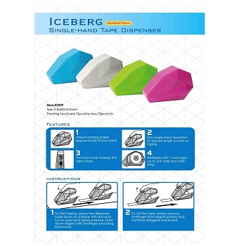 Iceberg – Single-hand tape dispenser