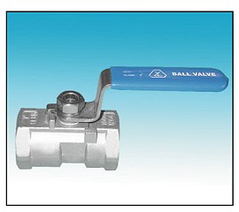 One-Piece Reduce Port Screwed Ends Ball Valve 1,000 PSI