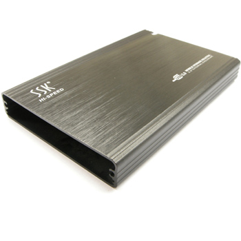 Aluminum extrusion-type 2.5-inch portable hard drive case