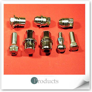 Car screws and bolts