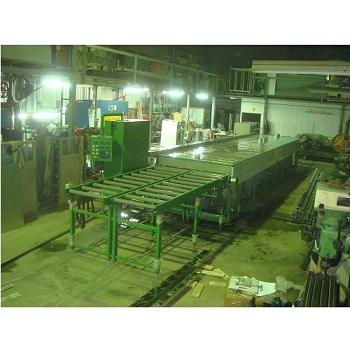 Large plate coating cleaning machine