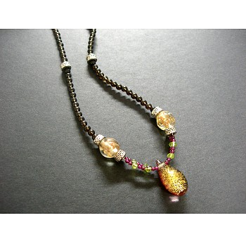 Handmade lazurite necklace ( Delicate type )