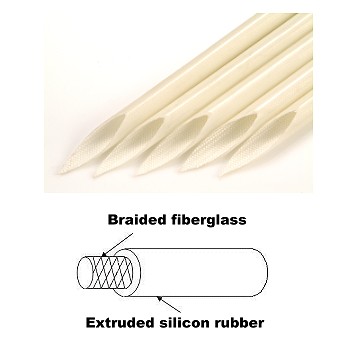 Fiberglass Sleeving Extruded with Silicon Rubber