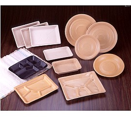 Disposable Dishes (made from rice chaffs)