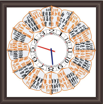 Large Clock Series No:121