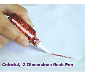Glittering Pen 3D Flashing Series ( Fast Dry... . Art.Design..(Long Lasting).