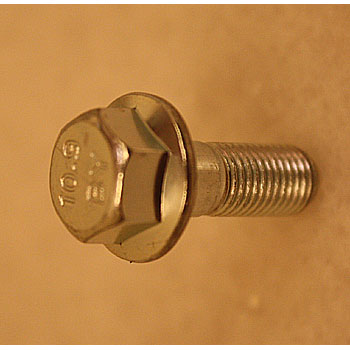 Flange bolt with flat head