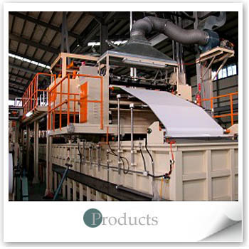 BREATHABLE FABRIC COATING PROCESSING LINE