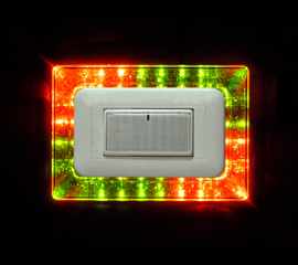 Panel Nightlight - JADE Grass Green + Orange