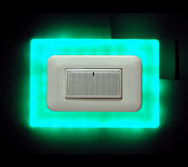 Panel Nightlight - Jade Solid Green