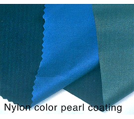 Nylon Water-Repelling Fabric(Nylon Color Pearl Coating)