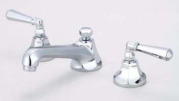 Widespread lavatory faucet
