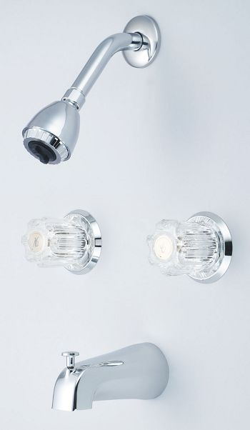 Two handle tub & shower faucet